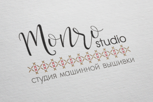 Логотип для студии машинной вышивки