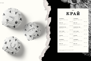 Фирменный стиль для нео-бистро Камчатка