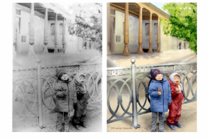 Ретушь и оцветнение старого фото