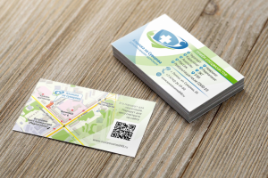 Визитка для "Клиники на Суворова"