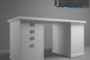 Стол письменный вид 1