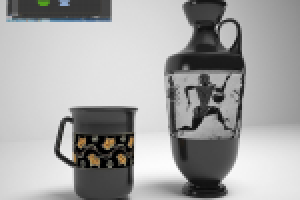 Ваза в греческом стиле