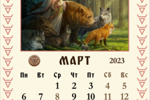 Март
