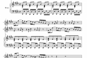 Аранжировка для двух скрипок и ф-но