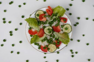 горошек, фуд съемка, видеоролик динамичный, музыка