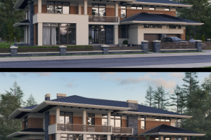 Визуализация экстерьера