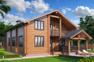 визуализация котеджа