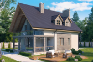 визуализация котеджа