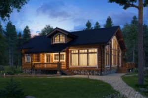 визуализация котеджа