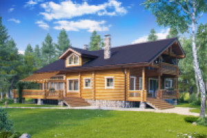 визуализация котеджа