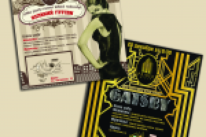 Пригласительные на стилизованную вечеринку