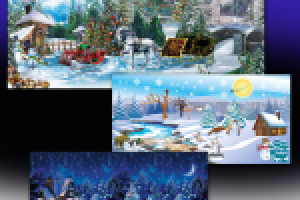 Офомрление сцены (задники)