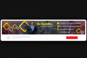 Шапка для Youtube. Брокер недвижимости