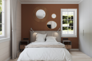 Мастер-спальня: много воздуха и света