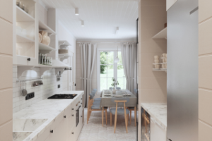 Светлая кухня в скандинавском стиле