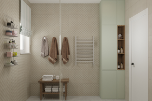 Ванная комната в коттедже