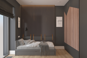 Необычное обрамление спального места