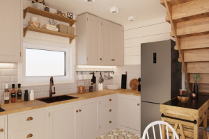 Кухня в загородном доме