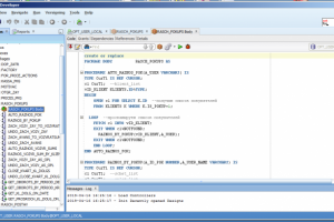 Разработка пакетов PL/SQL в БД ERP-системы предприятия
