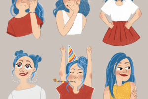 Стикерпак с персонажем