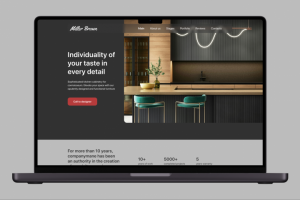 Miller Brown - сайт кухонных гарнитуров