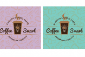 Пример фирменного стиля для кофейни "кофе на вынос"