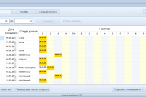 Учёт скидок клиентов