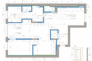 планировка гипсокартоновых конструкций и перегородок