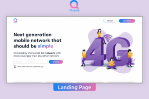 Дизайн сайта для американской компании связи