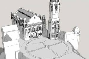 Minas tirith Sketchup