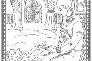 Иллюстрация для раскраски