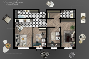 Скетч квартиры