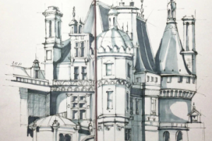 Скетч замка