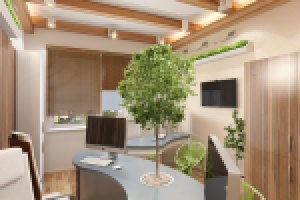 офис торговли натуральным деревом