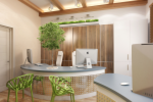 офис торговли натуральным деревом