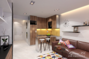 квартира на  34 кв. м.