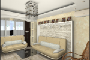 интерьер трехкомнатной квартиры