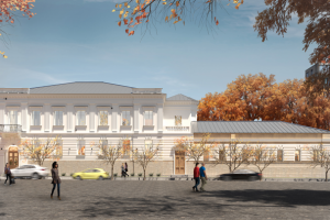 Визуализация фасада реставрируемого здания