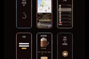 Разработка интерфейса Coffee making App