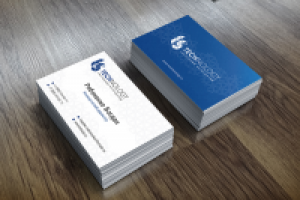 Элементы фирменного стиля (визитки)