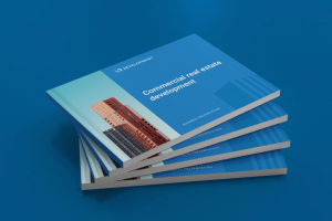 Дизайн презентации строительной компании, обложка