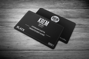 дизайн карт лояльности для кофейни