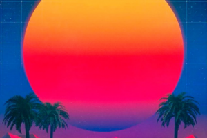 обработка фото в стиле ретровейв