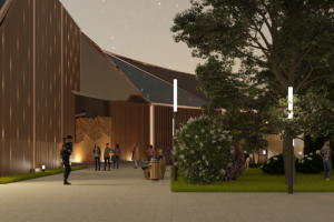 Экстерьер выставочного павильона