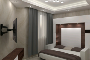 Визуализация интерьера гостевой комнаты