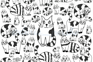 Принт коты