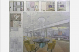 Дипломный проект гостиница. Ручная подача. 3 подрамник