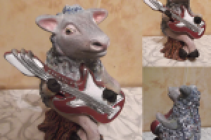 Символ 2015 года овечка роспись акрилом