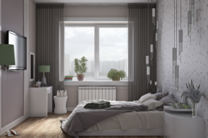 Спальня в стиле минимализм
