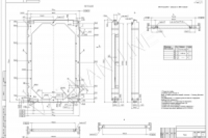 Чертеж рамы